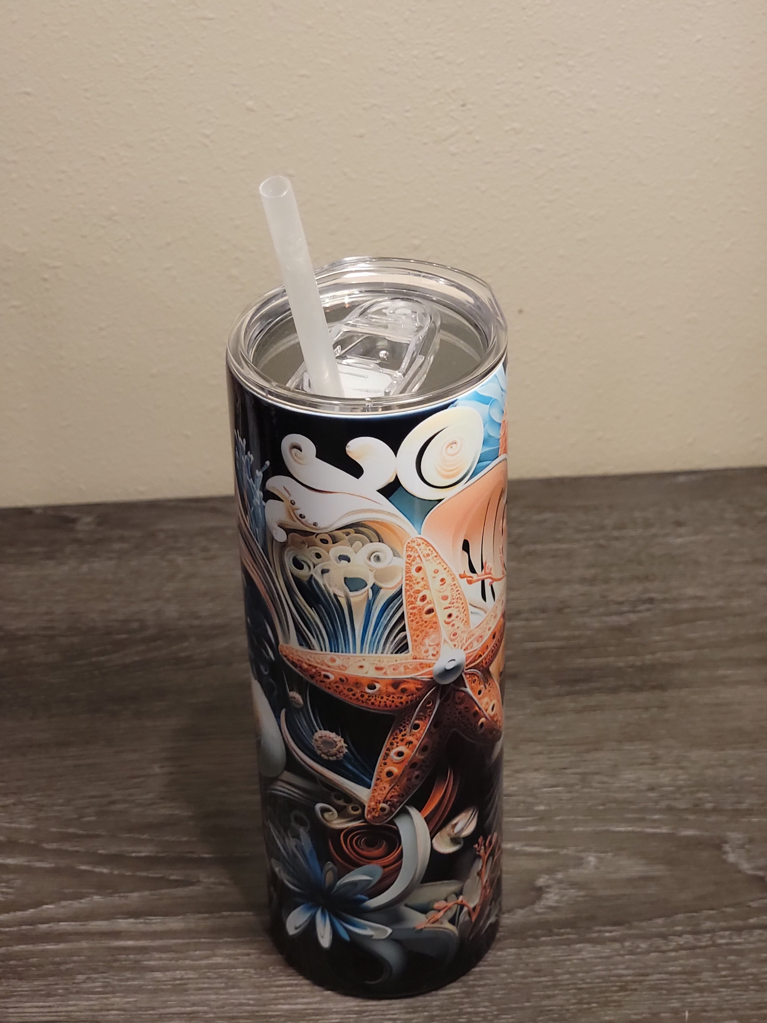 3D Starfish tumbler