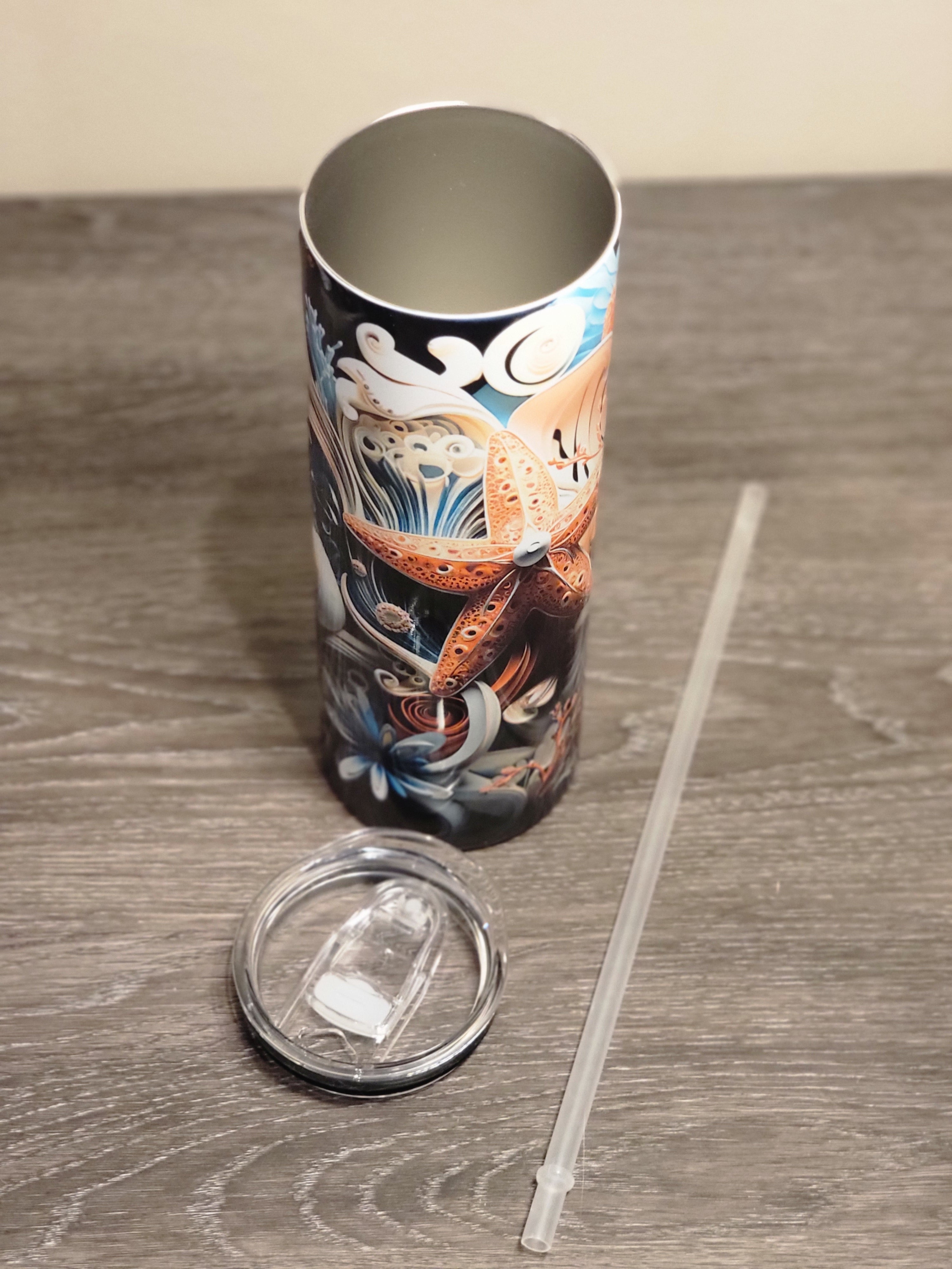 3D Starfish tumbler