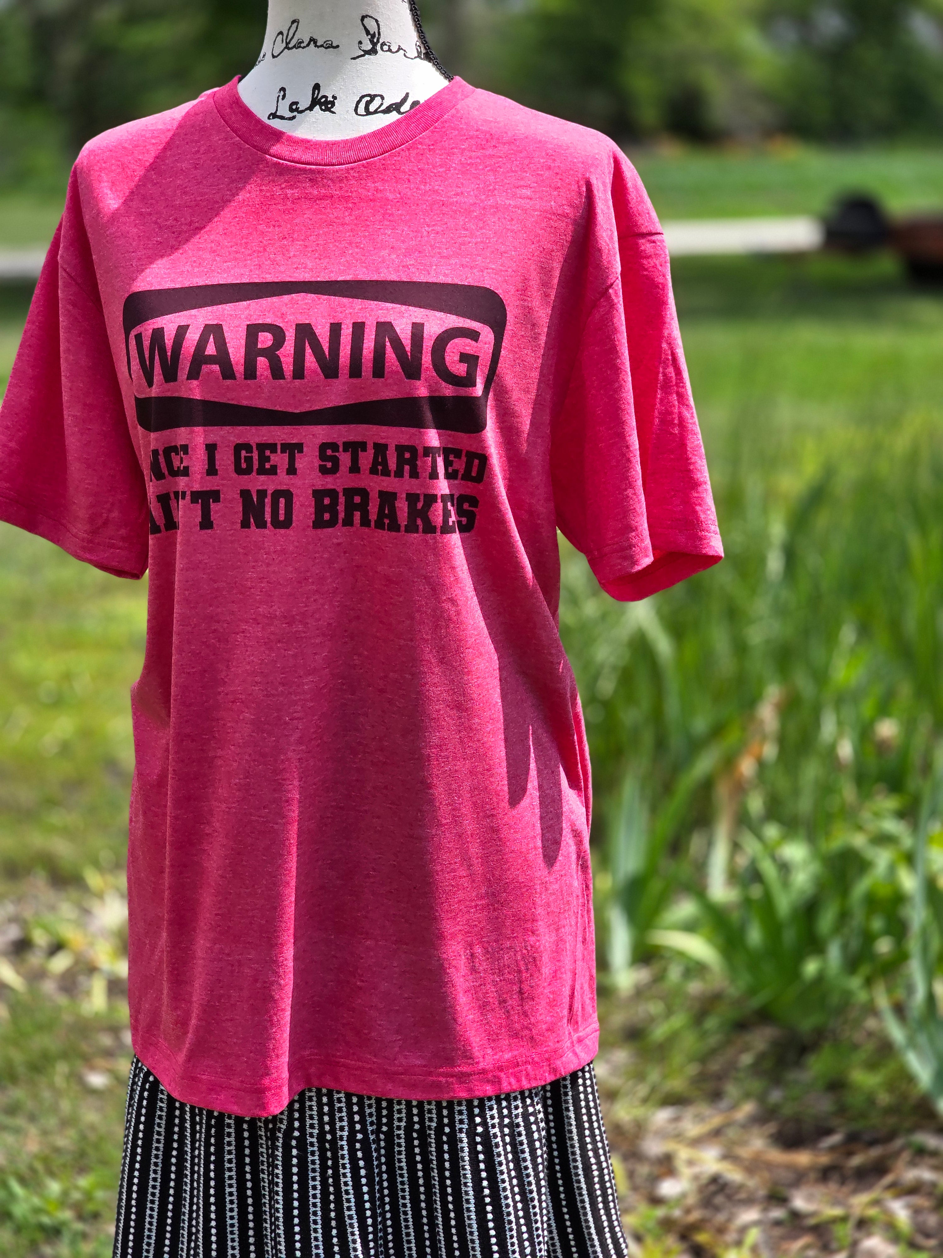 Warning once I get started