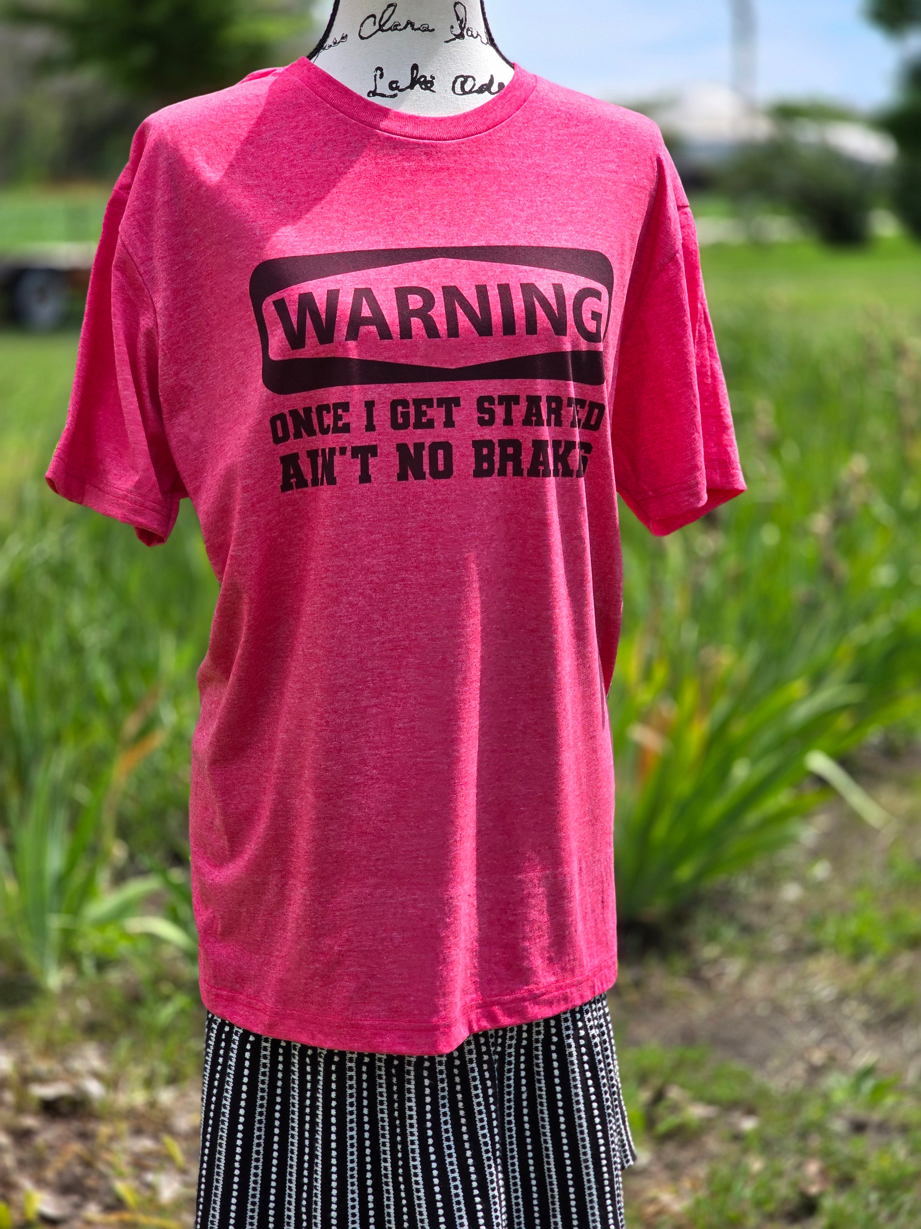 Warning once I get started