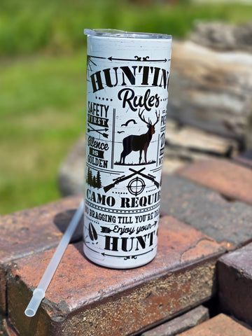 Hunting Rules Tumbler