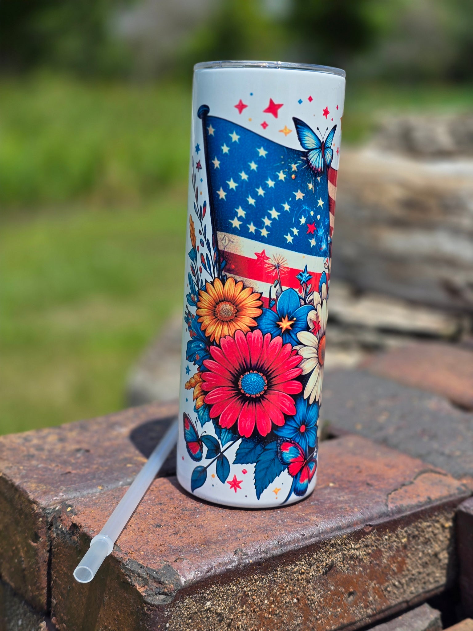 Liberty Blossoms Tumbler