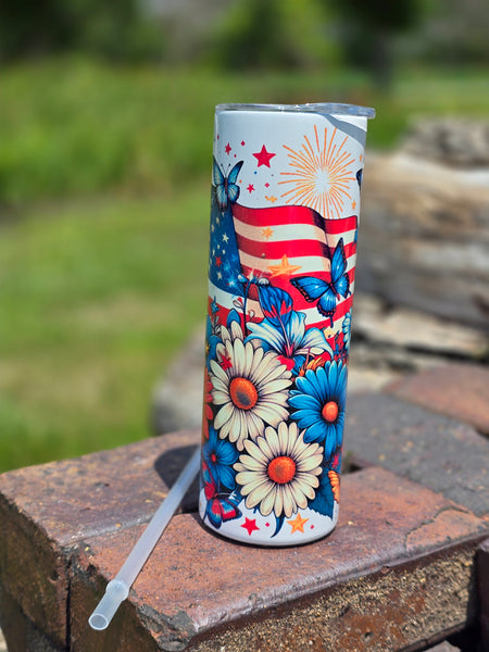 Liberty Blossoms Tumbler