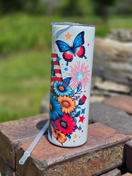 Liberty Blossoms Tumbler