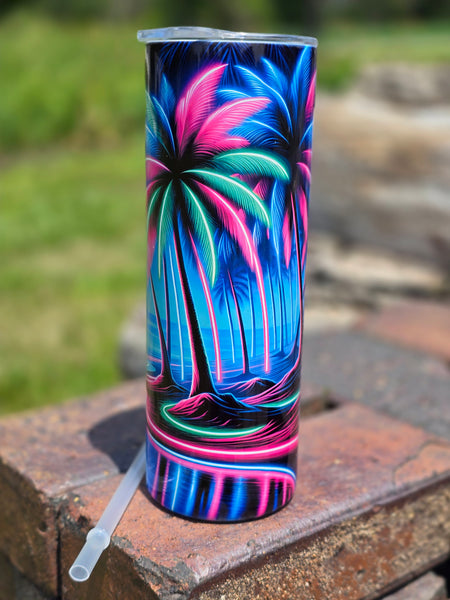 Neon Oasis Tumbler