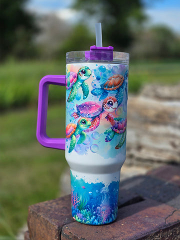 Turtle Trails Tumbler