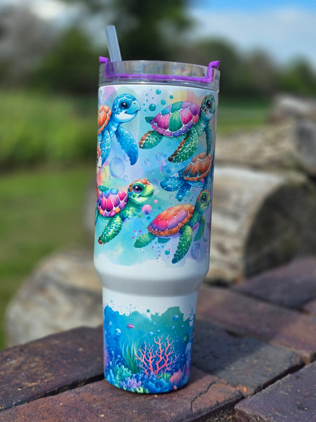 Turtle Trails Tumbler