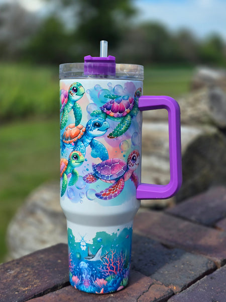 Turtle Trails Tumbler