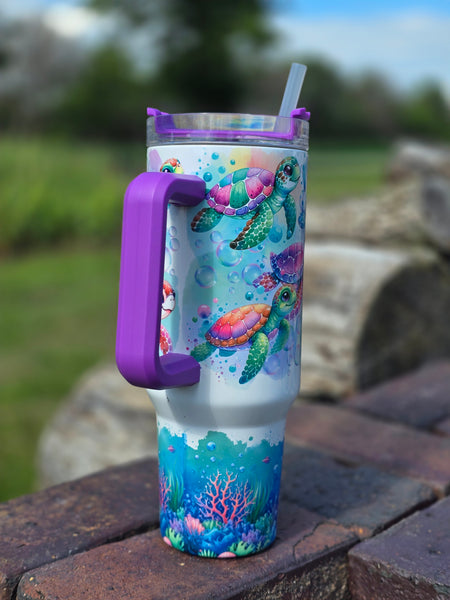 Turtle Trails Tumbler