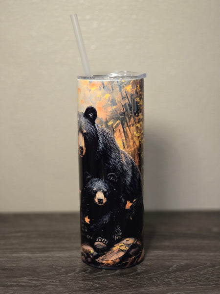 Black bear tumbler