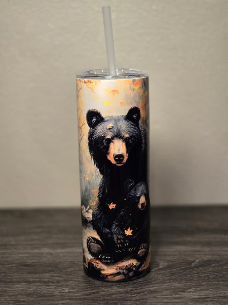 Black bear tumbler