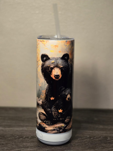 Black bear tumbler