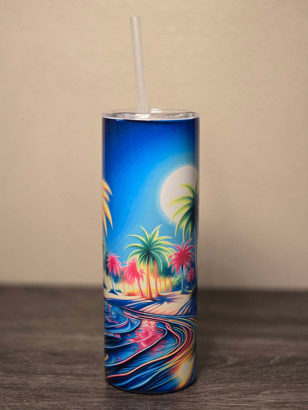 Neon Palm Paradise