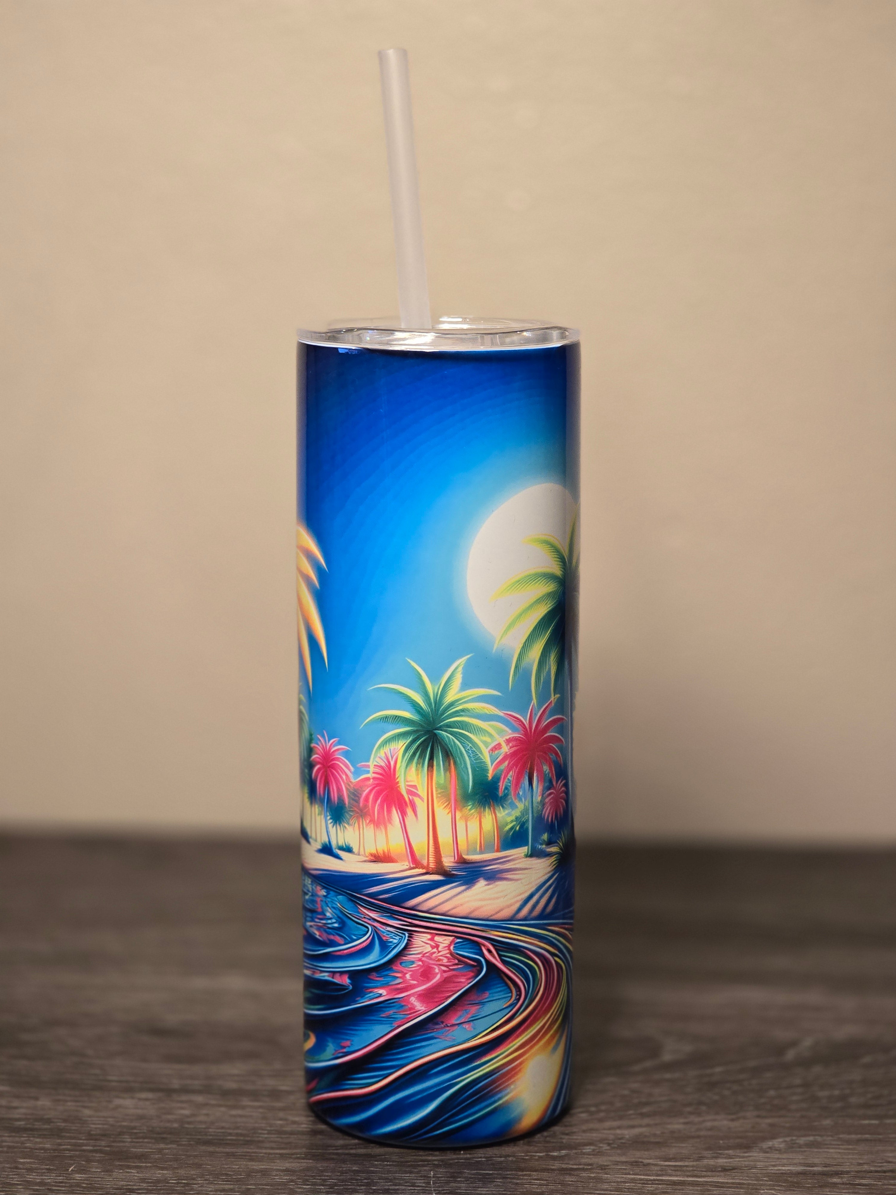 Neon Palm Paradise