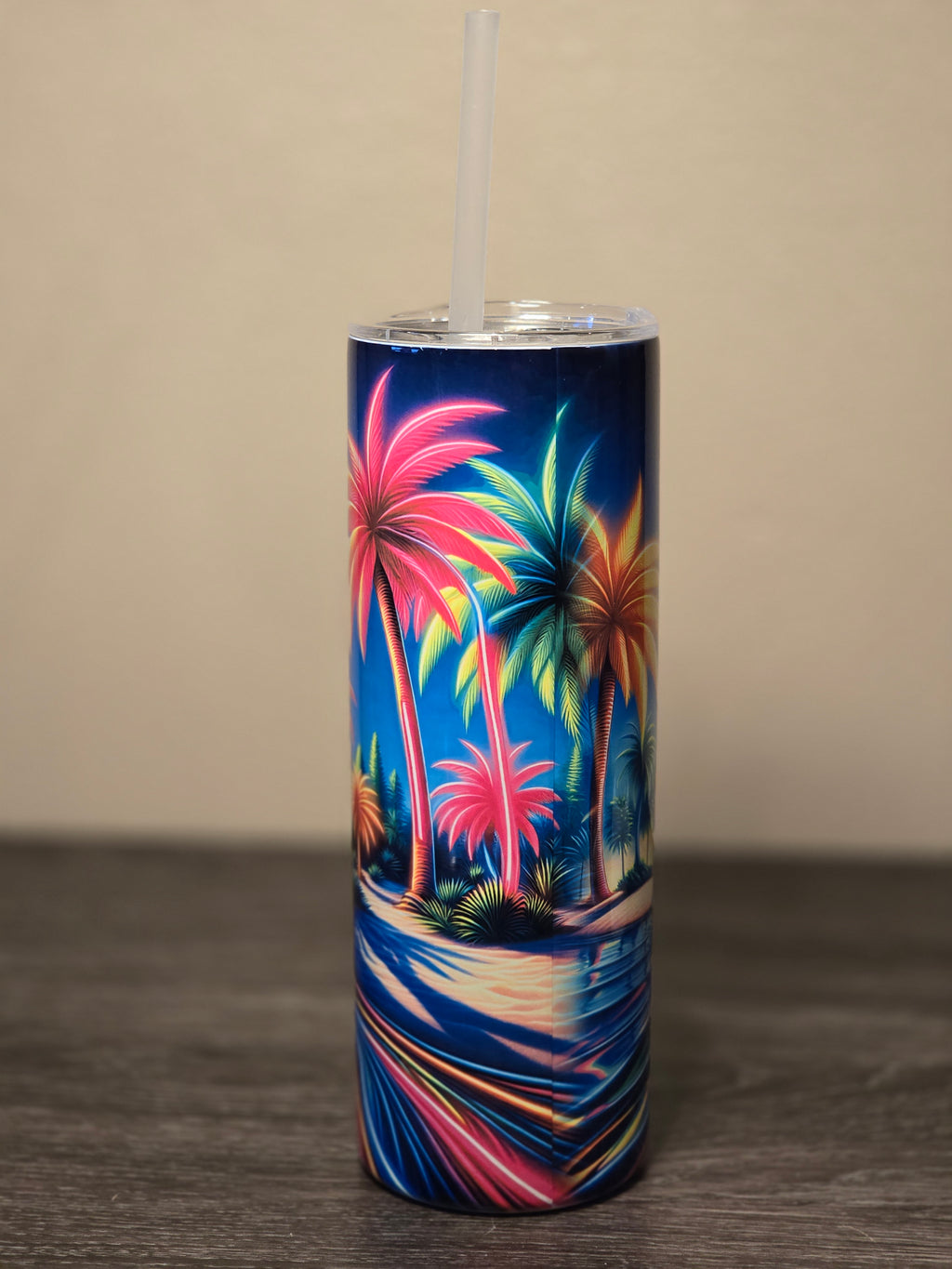 Neon Palm Paradise