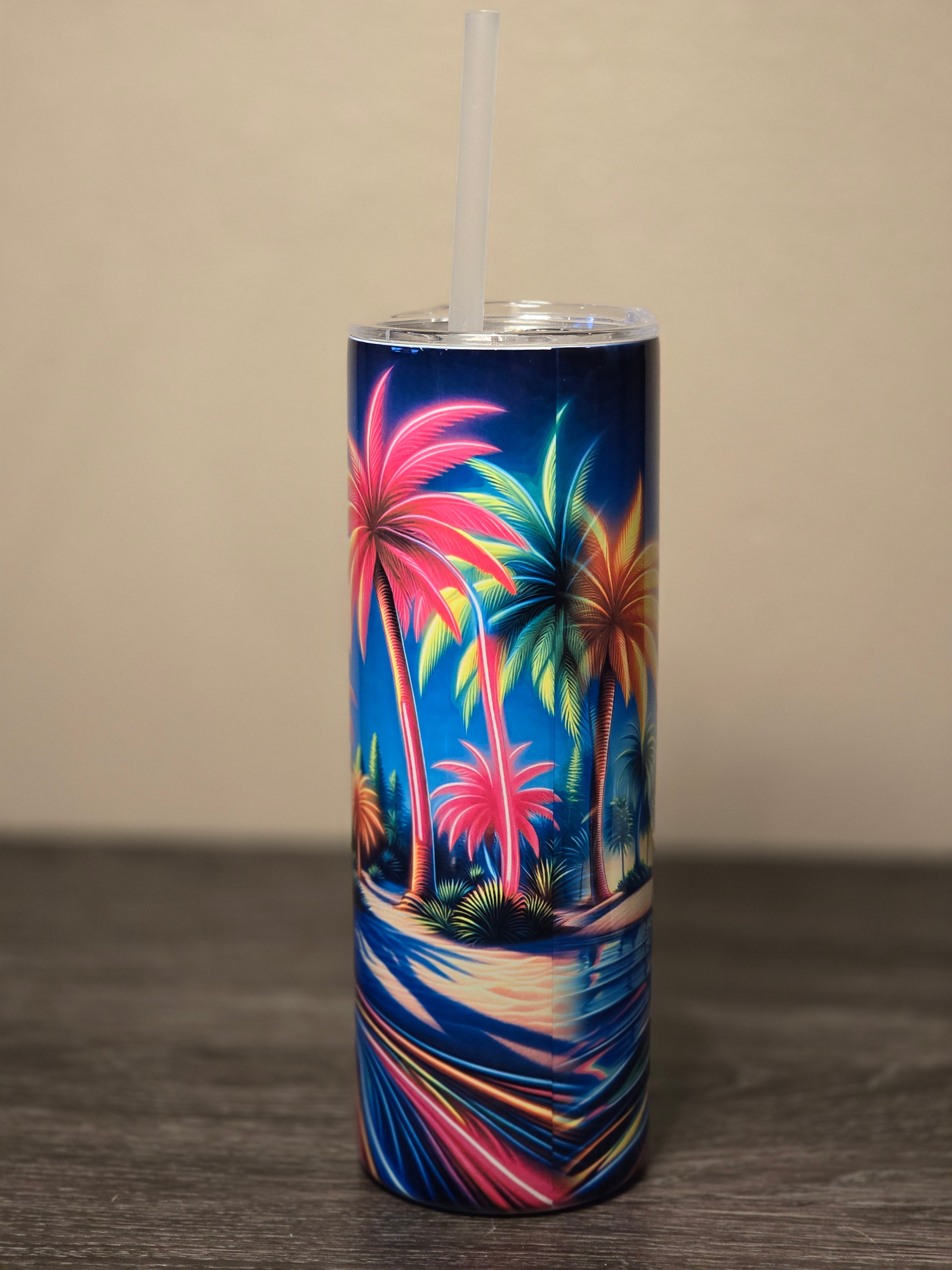 Neon Palm Paradise