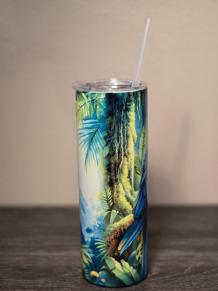 Blue Macaw Tumbler