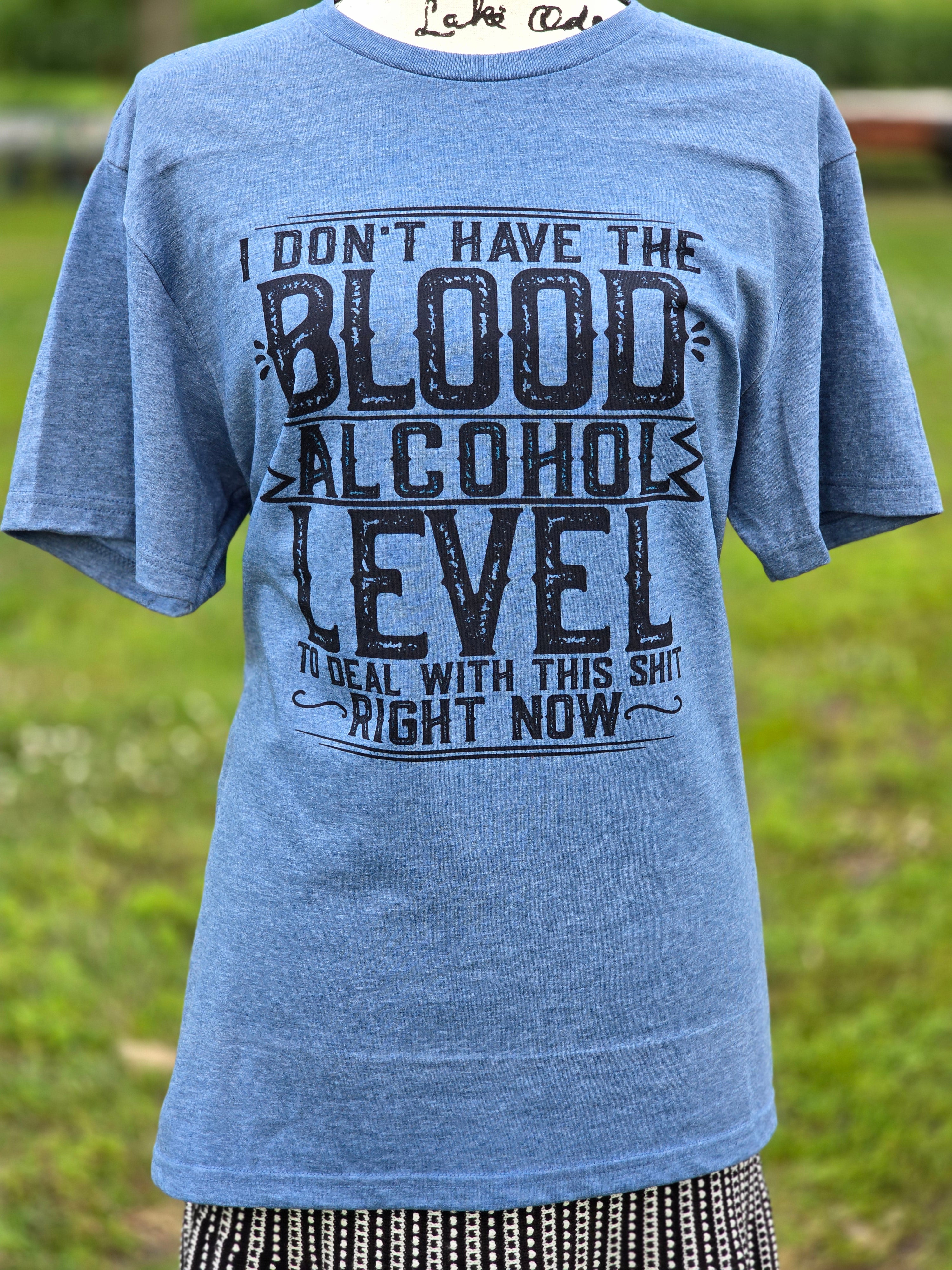 I don't have the blood alcohol level to deal with this shit right now