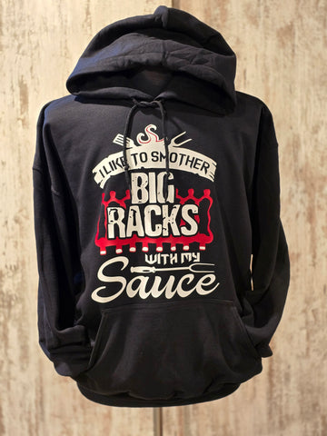 I like to smother big racks with my sauce