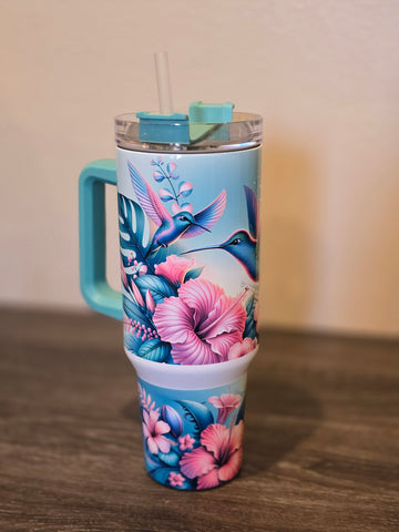 Hummingbird Blossom Tumbler