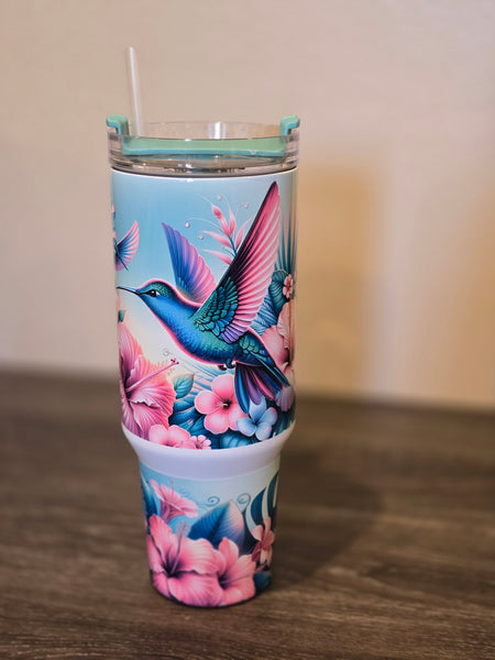 Hummingbird Blossom Tumbler