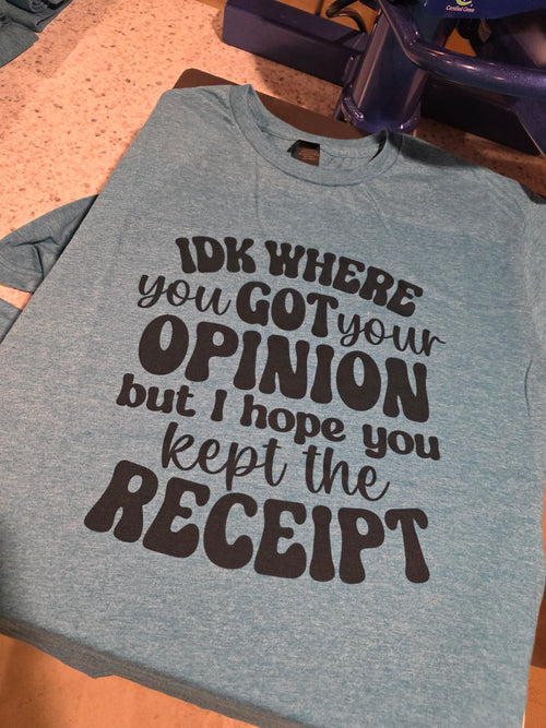 $10 Shirt Sale- I don't know where you got your opinion