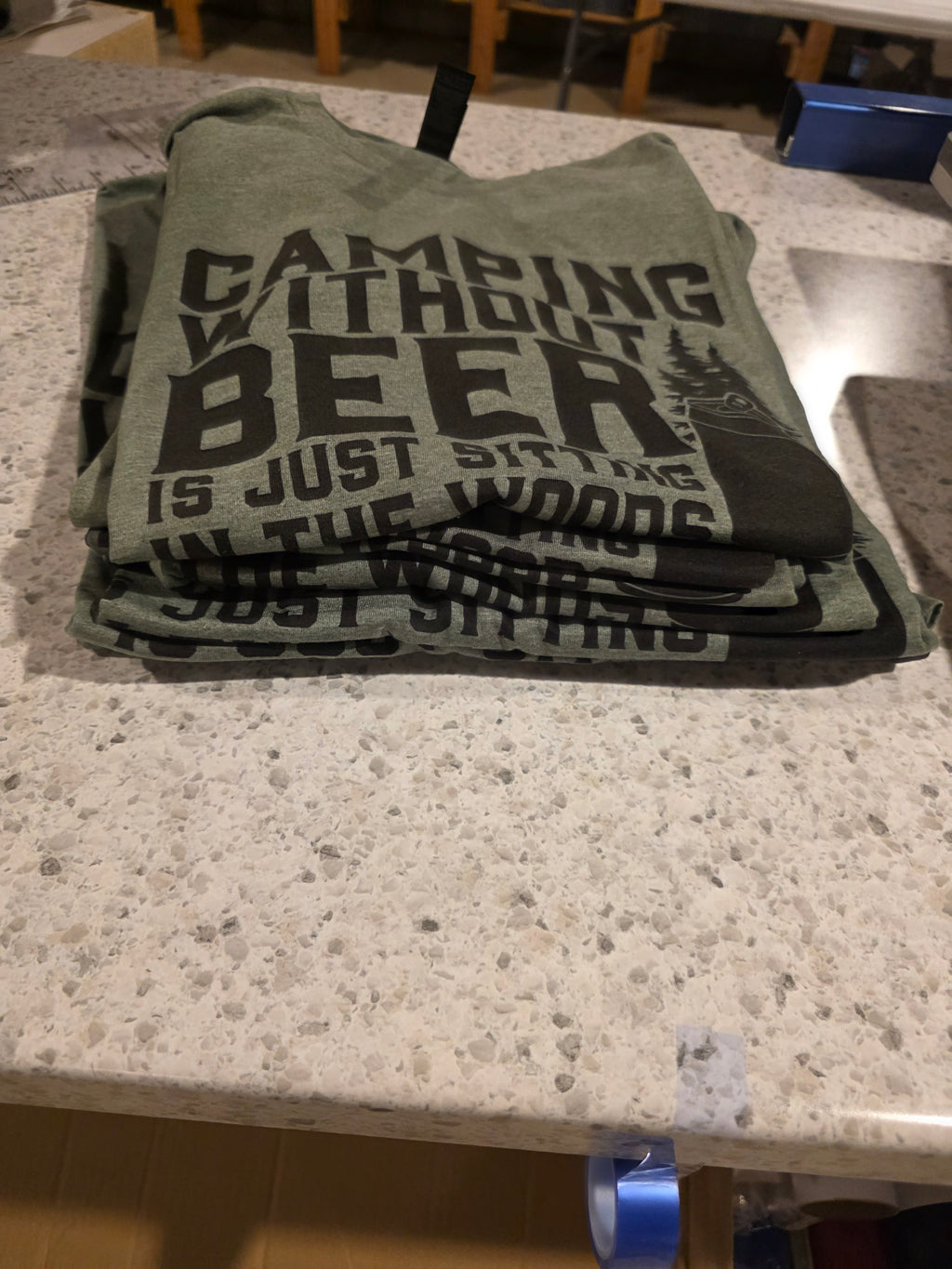 $10 Shirt sale- Camping without beer