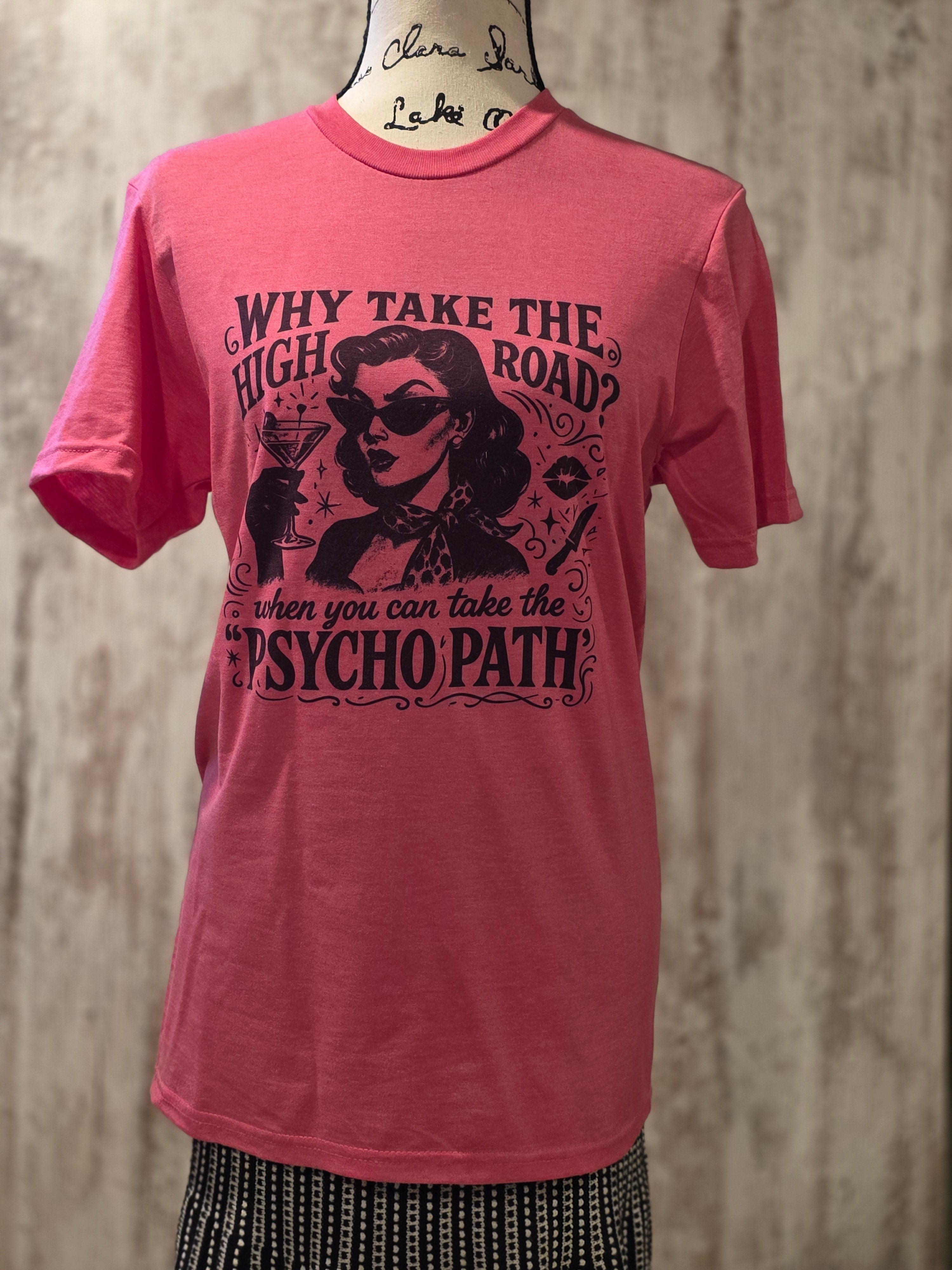 Why take the high road....