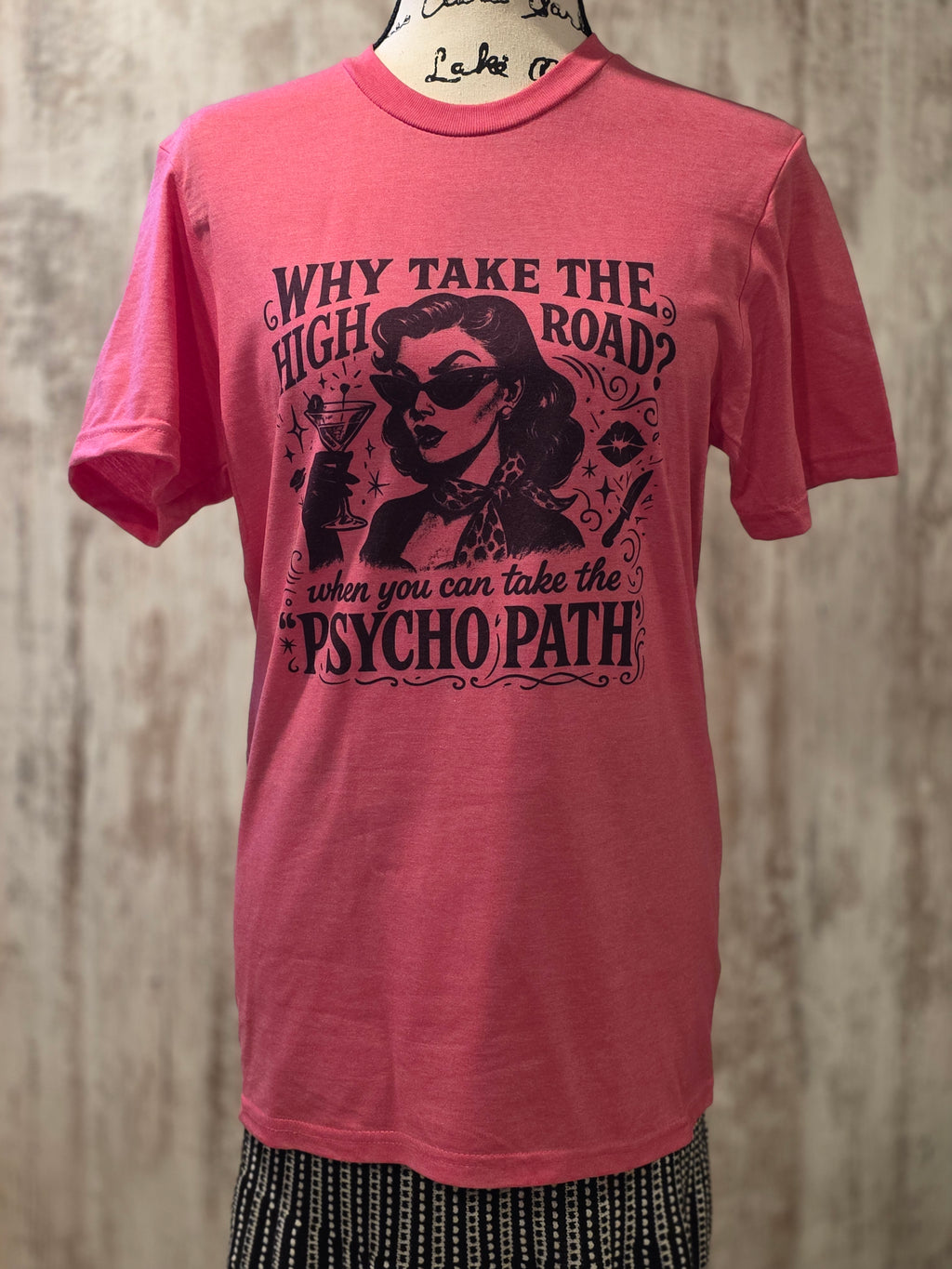 Why take the high road....