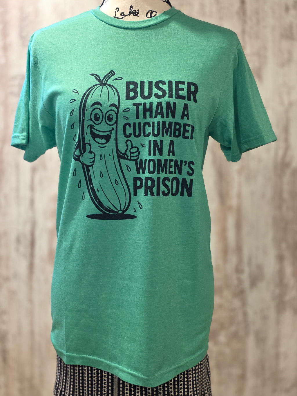 Busier than a cucumber....