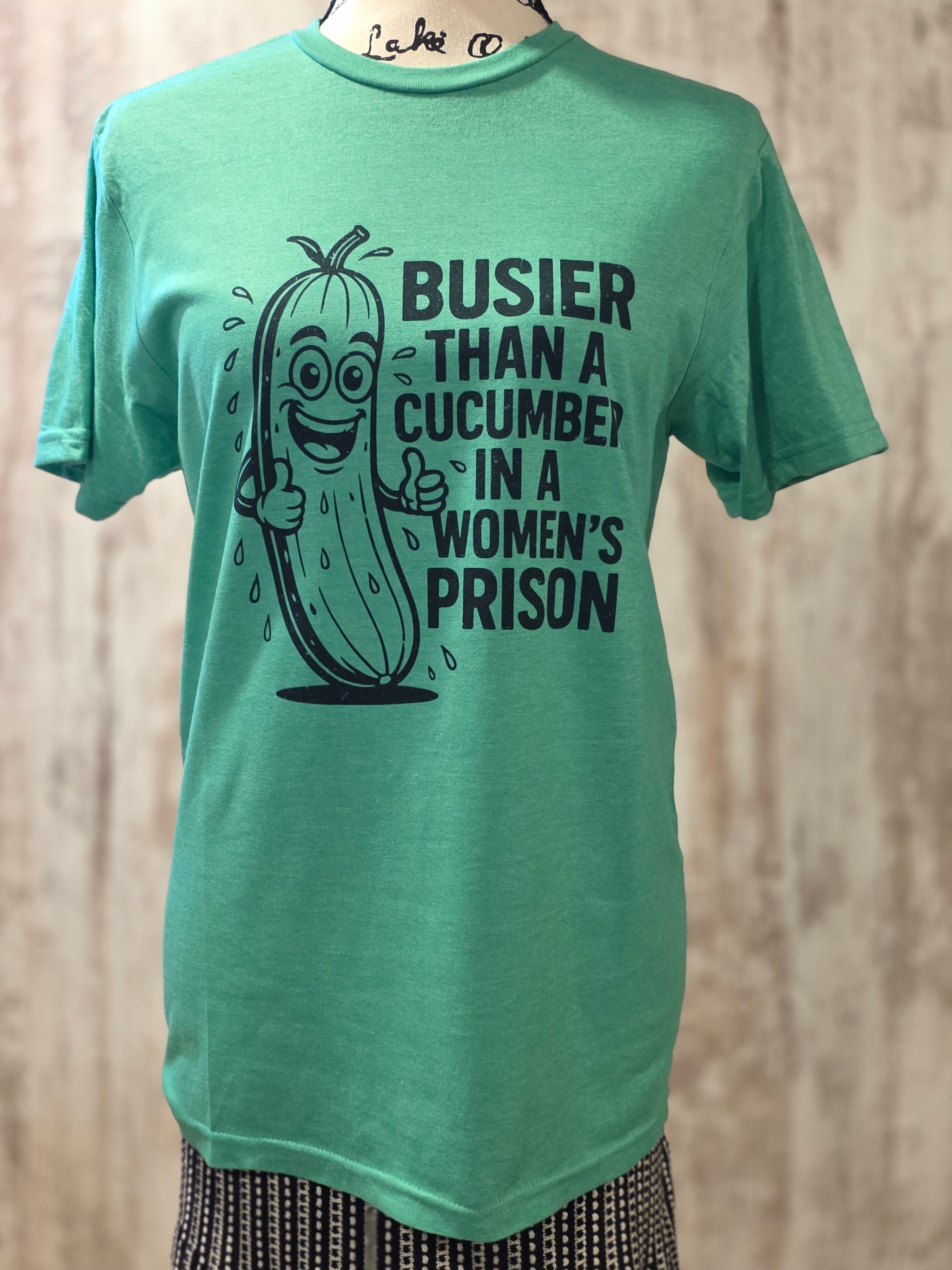 Busier than a cucumber....