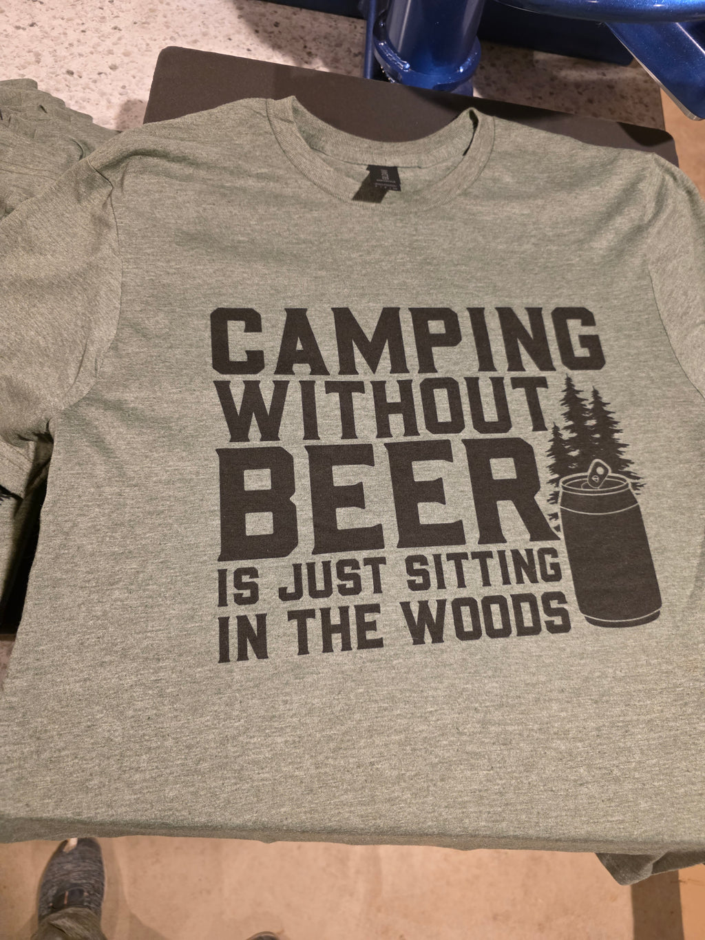 $10 Shirt sale- Camping without beer