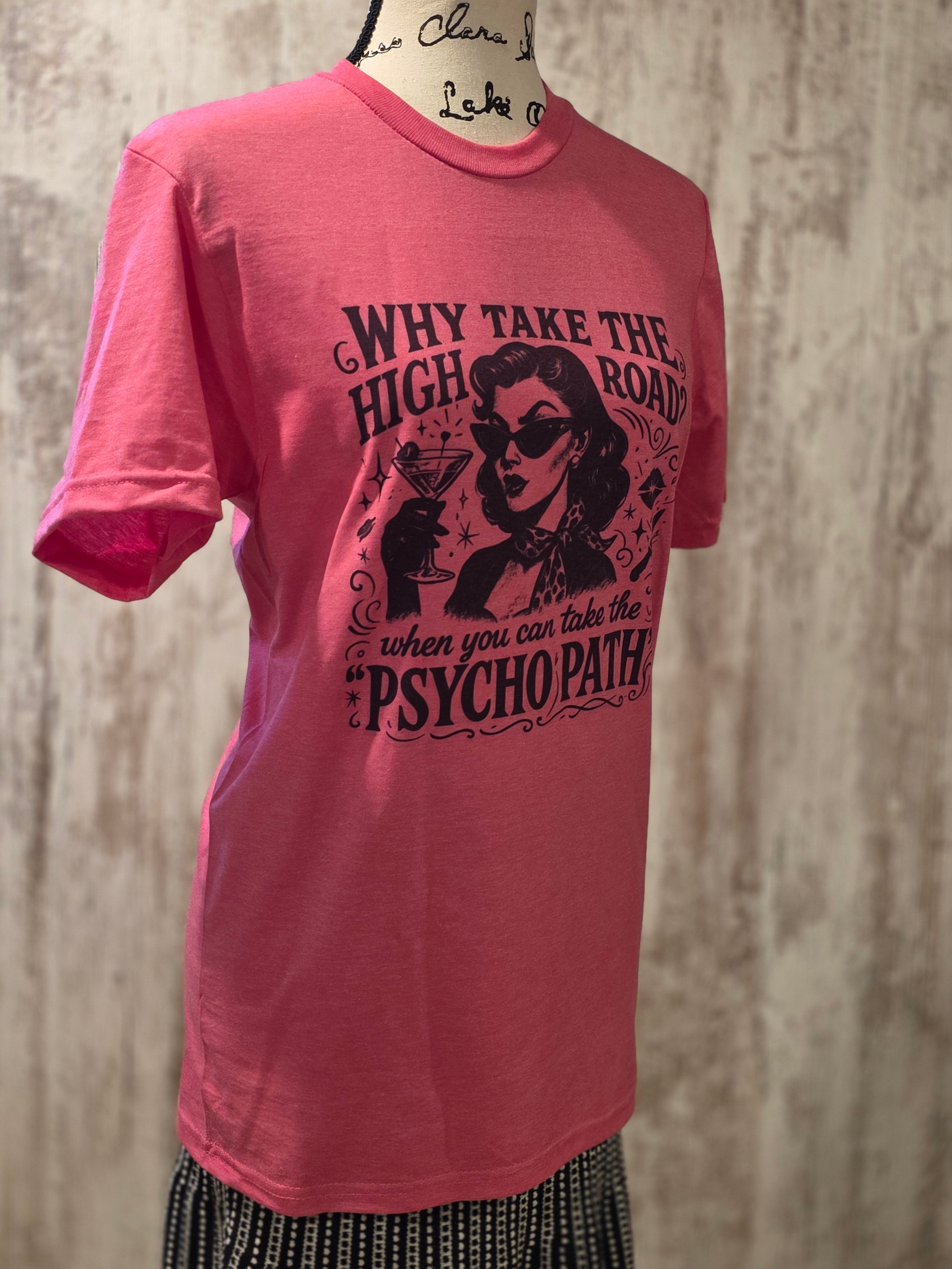 Why take the high road....