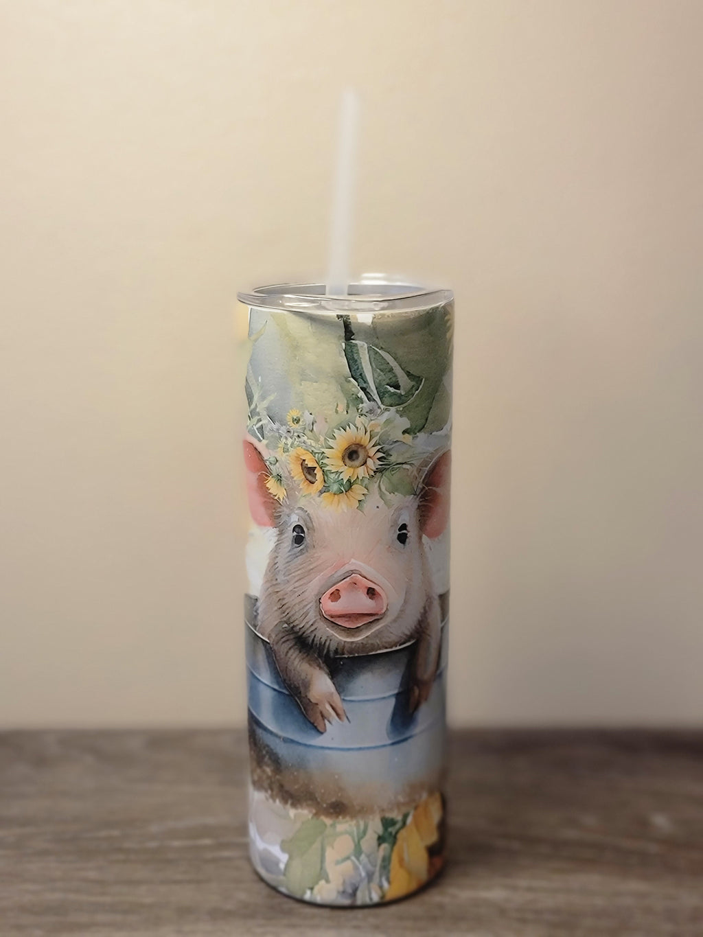 Cute Pig in a tub